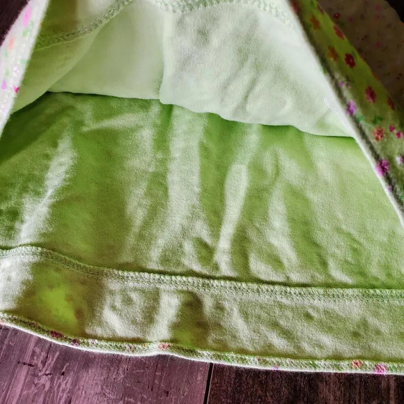 Child of Mine by Carter's Green Floral Dress Size 6-9m 100% Cotton EUC - Picture 10 of 13